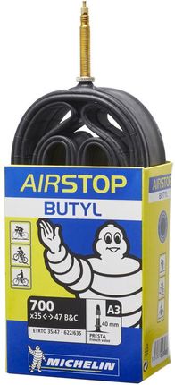 Michelin A3 Airstop Bike Inner Tube 28 Inches Pv 40Mm