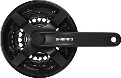 Shimano Tourney Fc-Ty301 Czarny 6 Rz 7 Rz 8 Rz Rzędów 3 Stopniowanie 42-34-24