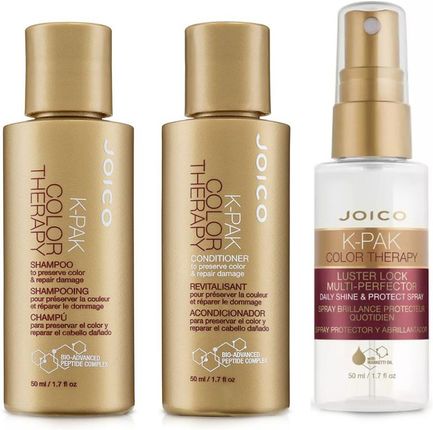 Joico K-Pak Color Therapy Minizestaw Do Włosów Farbowanych Szampon 50Ml + Odżywka 50Ml + Keratynowy Spray 50Ml