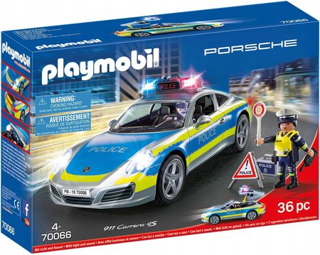 Playmobil 70066 Porsche 911 Carrera 4S Police White