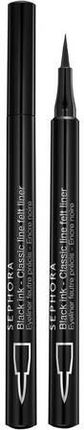Sephora Collection Black ink Wodoodporny eyeliner o precyzyjnej końcówce 1,2ml