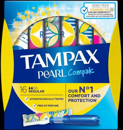 Tampax tampony Compaq Pearl Regular 16szt