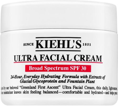 Krem Kiehl's Ultra Facial Cream SPF 30 na dzień 50ml
