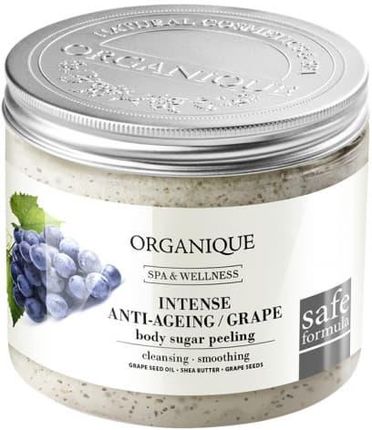 Organique Intense Anti Ageing Grape Przeciwstarzeniowy Peeling Cukrowy 200Ml