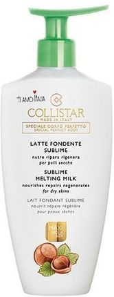 Collistar Special Perfect Body Sublime Melting Milk Odżywcze Mleczko Do Ciała 400 ml