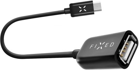 Fixed adapter do telefonów i tabletów USB Type-C OTG, USB 2.0, USB 2.0, czarny FIXA-CTOA-BK 
