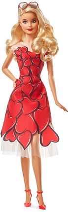 Barbie Lalka Kolekcjonerska Celebration Doll Serduszka Fxc74