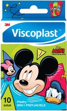 Zdjęcie Viscoplast Plastry Miki i Przyjaciele dekorowane plastry dla dzieci 72 mm x 25 mm 10 szt - Ustroń