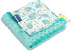 Sensillo Kocyk Niemowlęcy Minky 75x100cm  Jeżyki Mięta