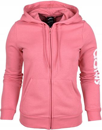 Bluza damska adidas W Essentials Linear FZ HD różowa EI0664 XL