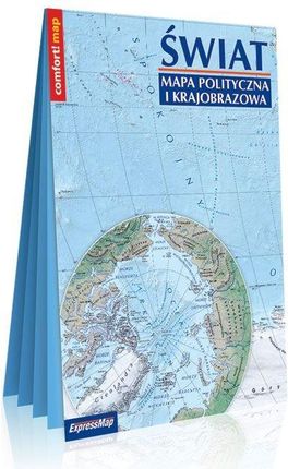 Świat Mapa polityczna i krajobrazowa format XXL 1:31 000 000