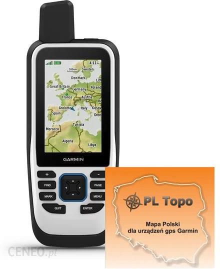 Nawigacja turystyczna Garmin GPSMAP 86s z PL TOPO 2019.2 - Opinie i ceny na