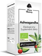 Zdjęcie Dary Natury Ashwagandha 38,4G 60 Kapsułek Bio - Żagań