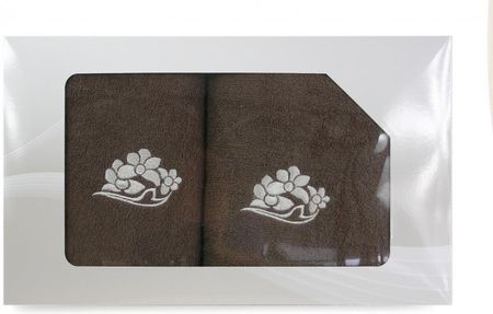Brązowy Zestaw Ręczników Z Bawełny Greno Viva 4
