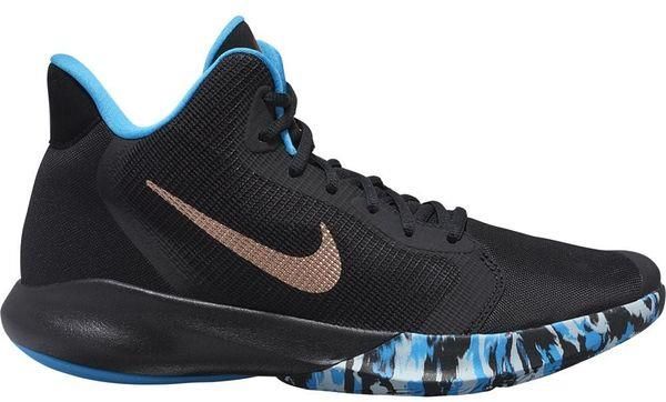 nike precision 3 black blue