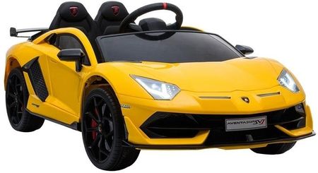 Leantoys Auto Na Akumulator Lamborghini Aventador Żółty