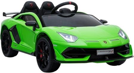 Leantoys Auto Na Akumulator Lamborghini Aventador Zielony