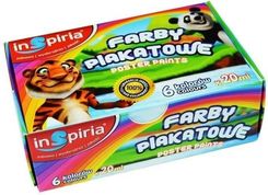 Zdjęcie Schemat Farby Plakatowe Inspiria 20Ml 6 Kolorów - Ostroróg