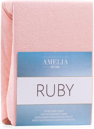 Amelia Home Prześcieradło Ruby 6 220240X22030 Jasny Różowy