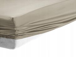 Zdjęcie Prześcieradło Satynowe Z Gumką 160X200 Nova3 Beż - Bełchatów