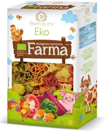 Bartolini Eko Makaron Dla Dzieci Z Warzywami Farma 250G Bio