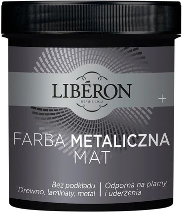 Liberon Farba Metaliczna Aluminium Mat 0,5L