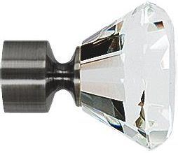 Karnix Zakończenia Clarex Crystal 25 Mm Antracyt 2 Szt