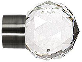 Karnix Zakończenia Beluna Crystal 19 Mm Antracyt 2 Szt