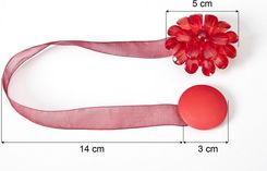 Zdjęcie Eurofirany Magnes Ozdobny Kwiatek 24 Czerwony - Ozorków