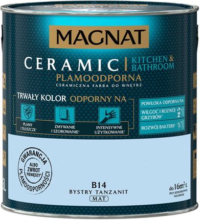 Magnat Ceramic Kuchnia, Łazienka B14 bystry tanzanit 2,5L