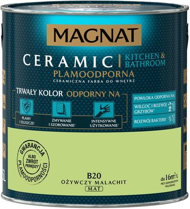 Magnat Ceramic Kuchnia, Łazienka B20 ożywczy malachit 2,5L