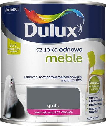 Dulux Szybka Odnowa Meble Grafit 750Ml