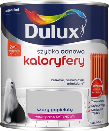 Dulux Szybka Odnowa Kaloryfery Szary Popielaty 750Ml