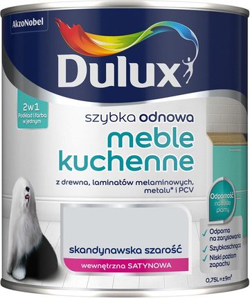 Dulux Szybka Odnowa Meble Kuchenne Skandynawska Szarość 750Ml