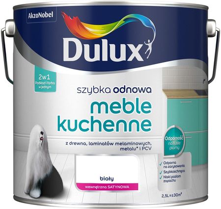 Dulux Szybka Odnowa Meble Kuchenne Biały 2,5L