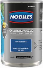 Zdjęcie Nobiles Emalia Chlorokauczuk Niebieska Sygnałowa 1L - Warka