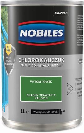 Nobiles Emalia Chlorokauczuk Zielona Trawiasta 1L