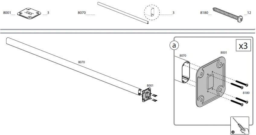 Palram Aluminiowe Zadaszenie Tarasu Sierra 3x5,46m Brązowe (Pal705331)