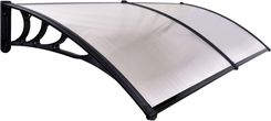 Gockowiak Daszek Plastikowy Mako Duo 100X200Cm Czarny