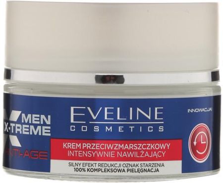 Eveline Men X-Treme Krem Przeciwzmarszczkowy Intensywnie Nawilżający 50ml