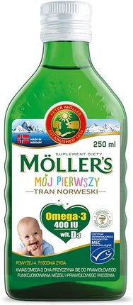 Moller's Mój Pierwszy Tran norweski 250 ml