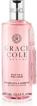 Grace Cole Wild Fig&Pink Cedar Cherry Blossom&Peony łagodzący żel pod prysznic i do kąpieli 300ml
