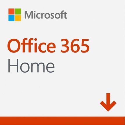 Microsoft Office 365 Home ESD 6 użytkowników / 1 rok