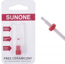 Zdjęcie Sunone Frez ceramiczny kulka delikatny do manicure & pedicure - czerwony - Lubsko