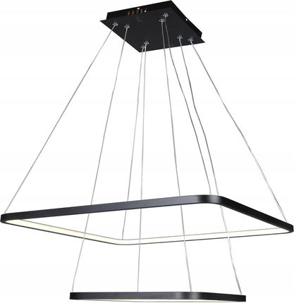 Lampa wisząca plafon żyrandol kwadrat Led 30+50cm