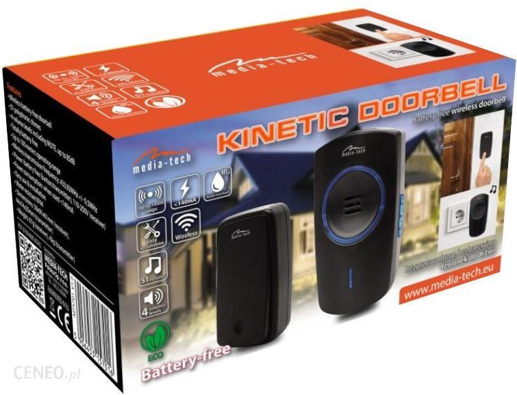 Media-Tech  Dzwonek Kinetic Doorbell MT5701