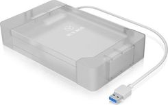 Zdjęcie Kieszeń RaidSonic IcyBox Obudowa Zewnętrzna 3,5' 2,5''' HDD/SSD SATA III, USB 3.0, Biała  - Reda