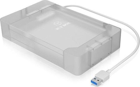 Kieszeń RaidSonic IcyBox Obudowa Zewnętrzna 3,5' 2,5''' HDD/SSD SATA III, USB 3.0, Biała 