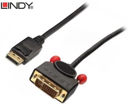 Lindy 41490 kabel DisplayPort - DVI-D - 1m