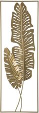 Beliani Nowoczesna dekoracja ścienna metalowa ażurowa liście złota Palladium - Pozostałe dekoracje i ozdoby